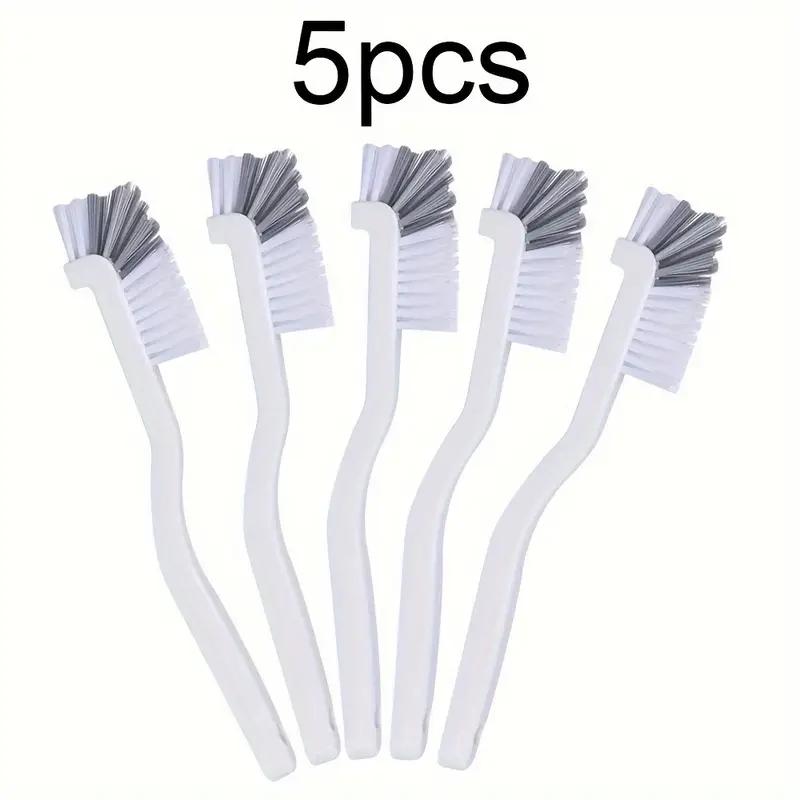 1/5pcs Cleaning Brush Set for Kitchen Appliances - Medium Firmness, Plastic Material, Long Handle, Bathroom Tiles, and Corners