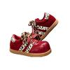 Comfortable Leopard Print Double Lace-up German Training Shoes Autumn and Winter New Design Sports Shoes Board Shoes