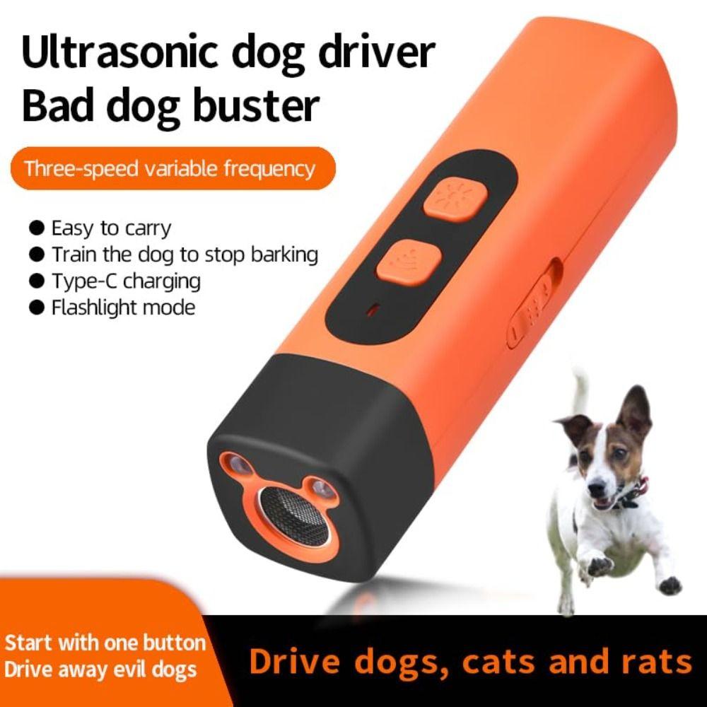 Anti-Barking Dog Training Tool 40KHz Bark Control Dog Bark Deterrent Device  Indoor Outdoor