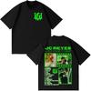 Rapper Jc Reyes Tour Graphic T Shirts Unisex Women Fashion Oversized Tshirts Cotton Casual Oversized Hip Hop Gothic Punk Tshirts