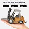 Latest 1:64 Mini Excavator Desktop Series 2.4g Mini Excavator Flip Truck Bluetooth Mobile App Control Bulldozer Remote Control