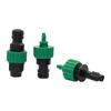 2 Sets Garden Water Kits Of 4/7mm To 8/11mm Barbed Connectors 1/2 Inch 3/4 Inch Male Female Thread Connectors Irrigation Fitting