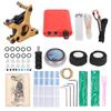 Complete Tattoo Kit Tattoo Power Supply 10 Wrap Liner Coil Tattoo Machine for Beginners 90‑265VUS
