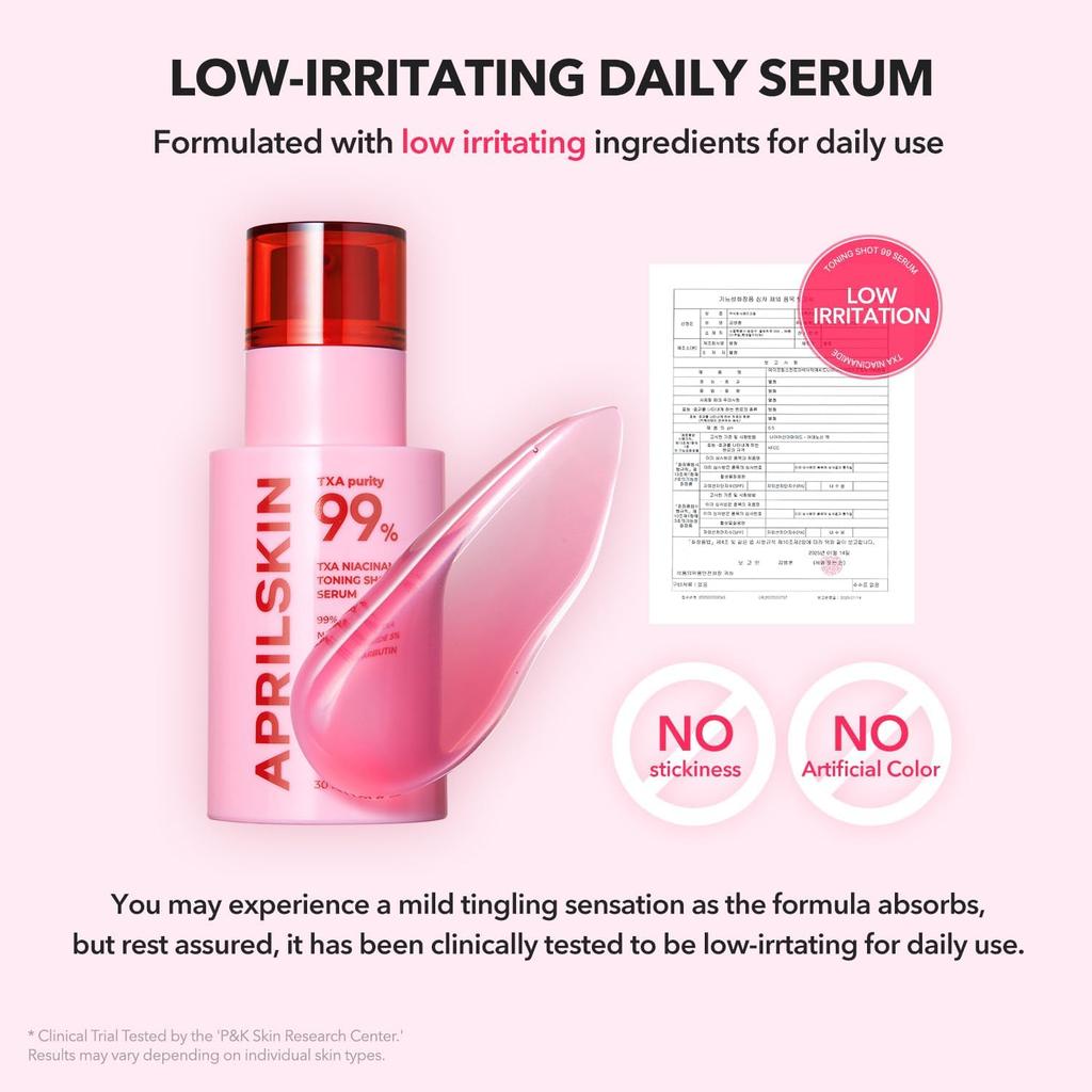 Aprilskin TXA Niacinamide Toning Shot 99 Sérum 30ml