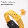 Breathable Silicone Strap for Huawei Band 10/9/8 Adjustable Watch Band with Pin Buckle