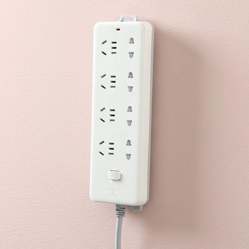 Wall Mount Adhesive Cable Organizers No Drill Cord Holder No Drill Cord Holder Tool for Power Strips Wall Installation