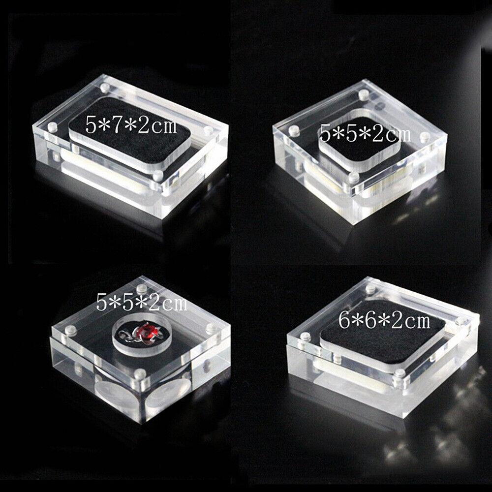 Akrilik Gevşek Elmas Vitrin Takı Vitrin Konteyner Organizatör Mücevher Saklama Kutusu