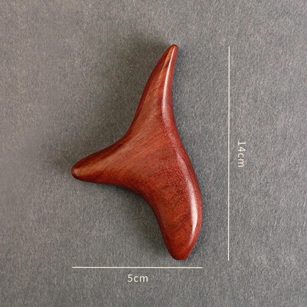 Triangle Trigeminal Body Wooden Massager Body Foot Neck Relax Blood Circulation Massager Healthy Car