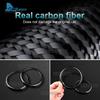 Real Soft Carbon Fiber Sticker For Seat Leon 2005 2006 2007 2008 2009 2010 2011 2012 Car Both Side of Air Outlet Accessories