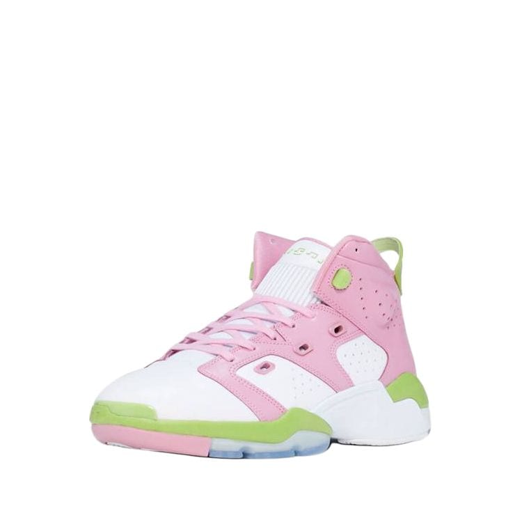 Jordan 6 17 23 Leather Comfortable And Lightweight Mid top Children's Basketball Shoes Pink Teenagers DM1159-613