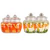 Homeglen 4-Piece Glass Storage Jar Set
