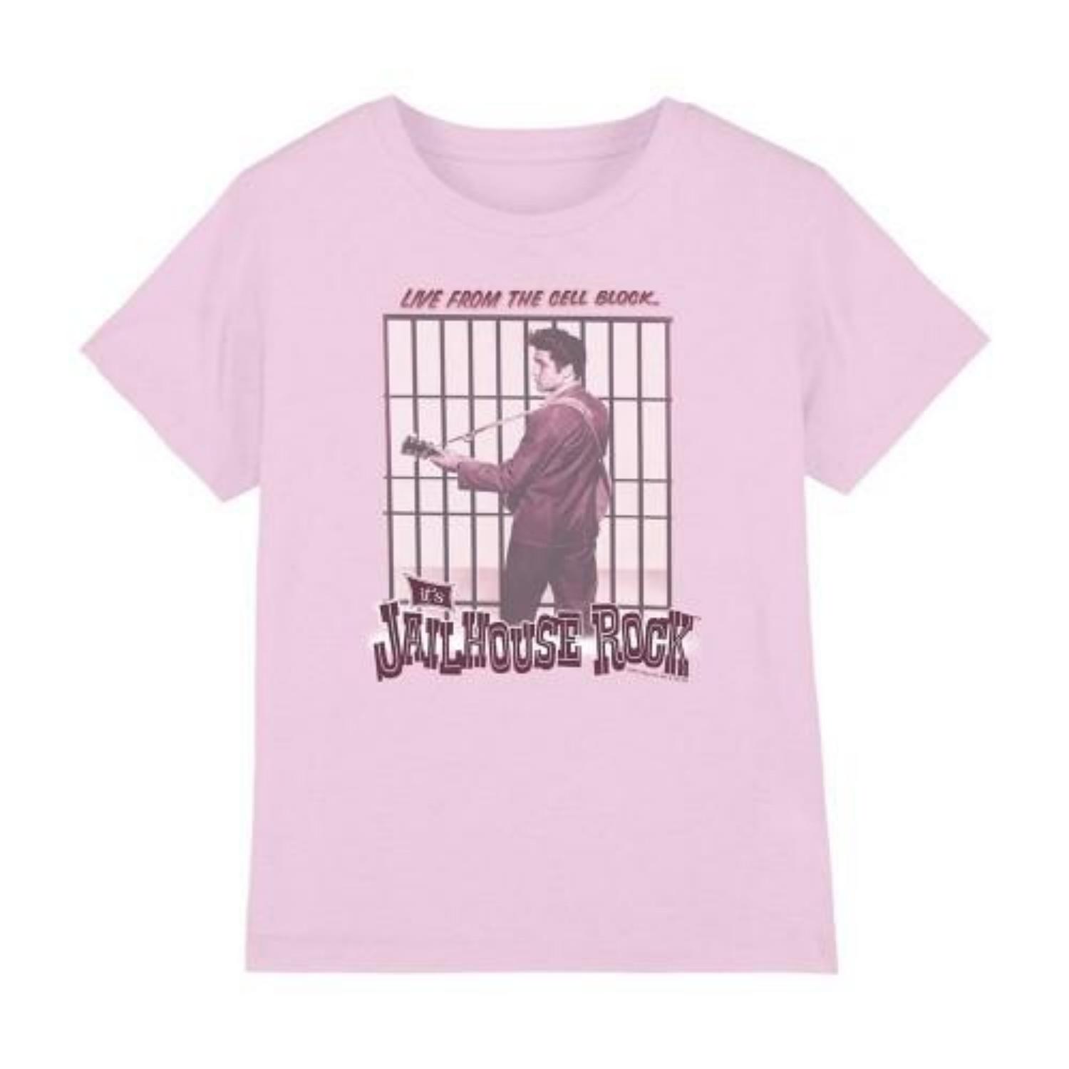 

Elvis Presley Childrens_Kids Cell Block Rock T-Shirt S чёрный