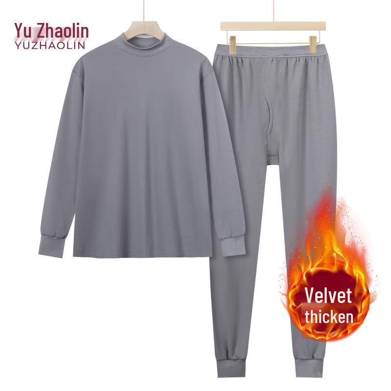 

YUZHAOLIN Men s 100% Cotton Thermal Underwear Set 3XL