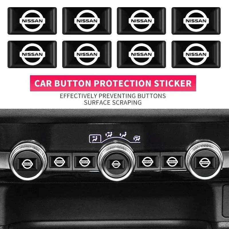 10 st Bil Epoxiharts Interiörklistermärke Bil Logotyp Emblemdetalj Dekoration För Nissan Patrol Bokstavsmärke Y60 Y61 Y62 GY Nismo