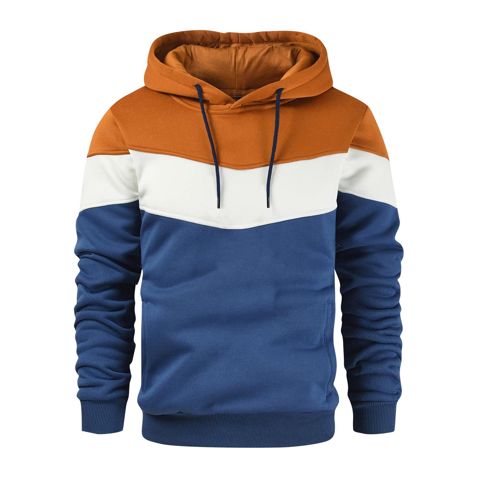 

Спортивный костюм с капюшоном, унисекс, одежда для бега, пуловер с длинными рукавами, толстовка с капюшоном XL кофейный