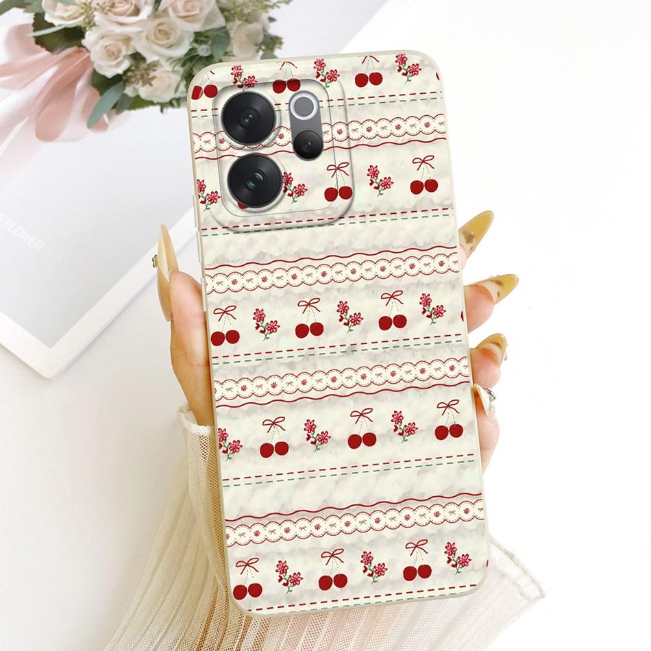 For Vivo V70 / V70 Elite 2026 Cute Cat Flower Cartoon Phone Case For Vivo V 70 V70Elite V2538 V2548 Soft Silicone Covers Bumpers