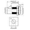 Cam Lock Cabinet Locks Toolbox RVs Replacement Door Cylinder Lock for Trailer