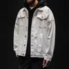2025 Autumn Men's Plus Size Loose Casual Japanese Denim Jacket