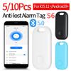 5/10Pcs S6 Ultra Thin Smart GPS Locator APP Bluetooth 5.0 Kid Dog Pets Key Finder Wireless Child Bag Wallet Anti-lost Alarm Tag
