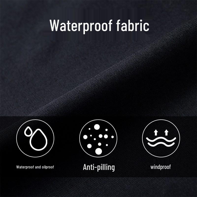 Tablier imperméable et résistant à l'huile réglable pour femme avec logo - Vêtement de travail résistant aux taches pour la cuisine et le restaurant