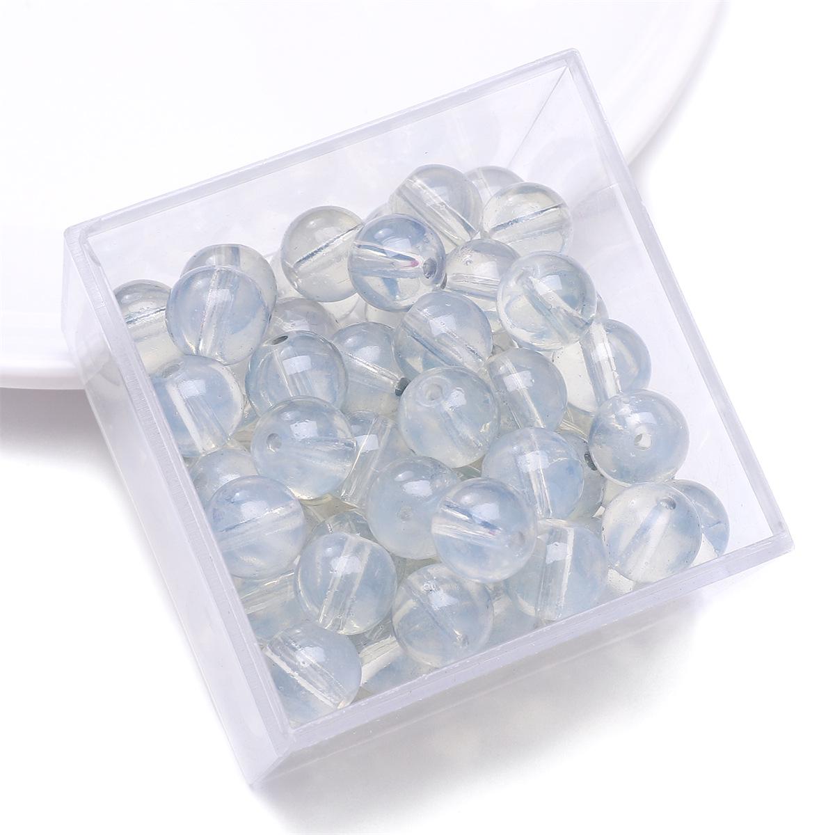 

10mm Solid Color Protein Plated Round Beads for DIY Jewelry & Accessories