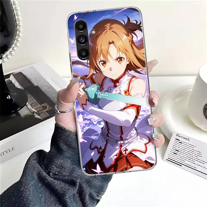 Sword Art Online Yuuki Asuna Phone Case For Samsung Galaxy A13 A14 A15 A16 A17 A53 A54 A55 A56 A57 A33 A34 A35 A36 A37 A23 A24 A