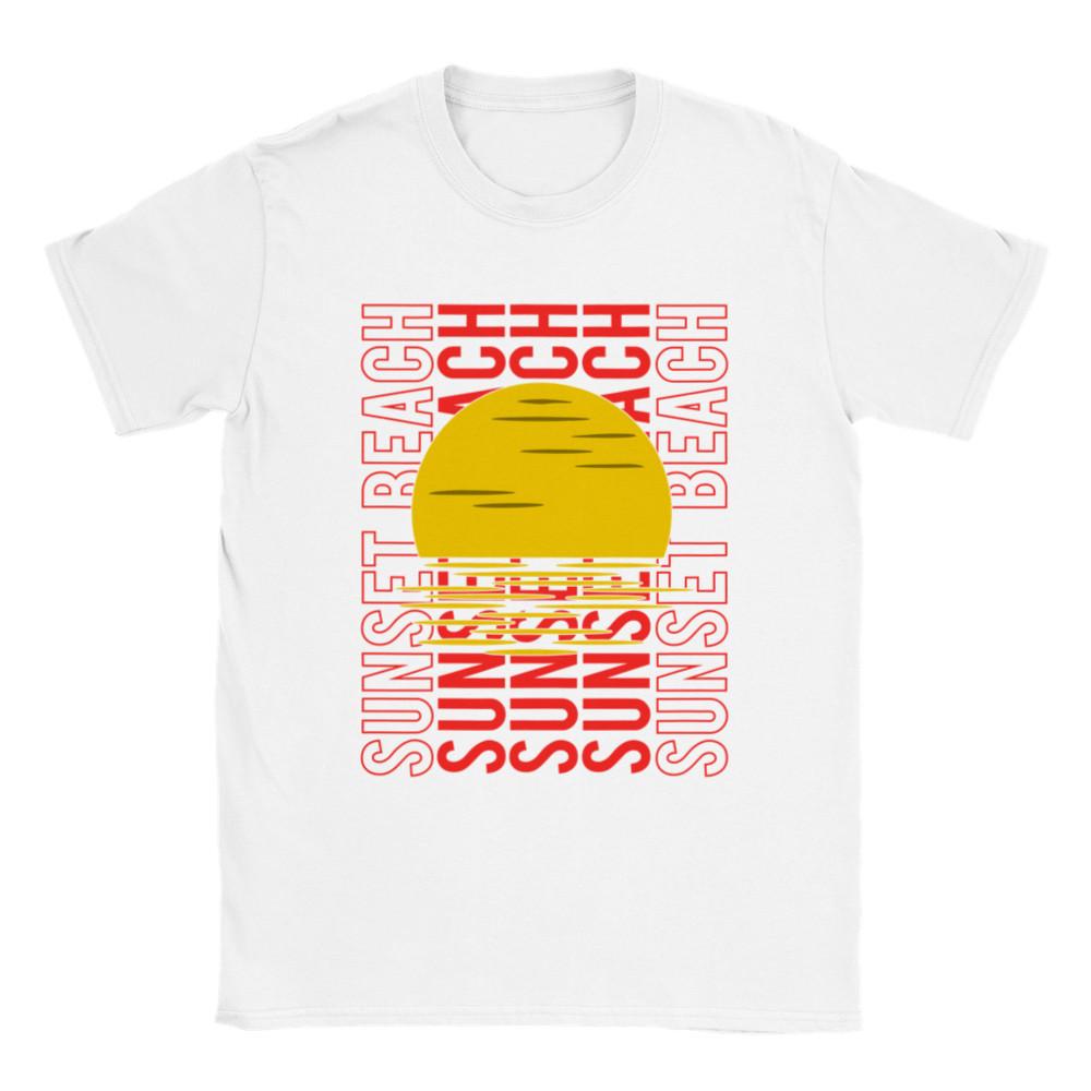 Sunset Beach - Unisex Crewneck T-shirt Unisex T-Shirt S