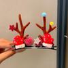 Christmas Reindeer Antler Hairpin Set