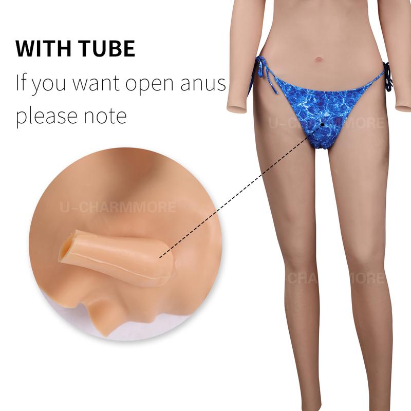 Body din silicon fără ulei Sâni realisti Bust Sâni falși Pentru travestit Cosplay Transgender Drag Queen U-CHARMMORE