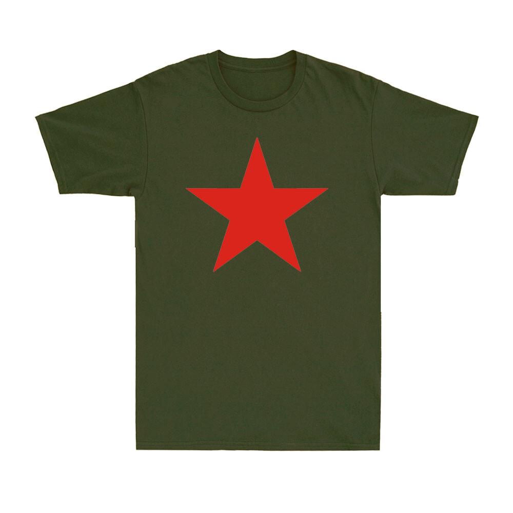 Red Star Soviet Che Guevara Revolution CCCP USSR Vintage Men s Cotton T-Shirt Unisex T-Shirt S