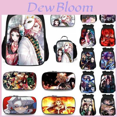 Plecak Demon Slayer Kimetsu No Yaiba o dużej pojemności z trwałym materiałem i stylowym wzornictwem