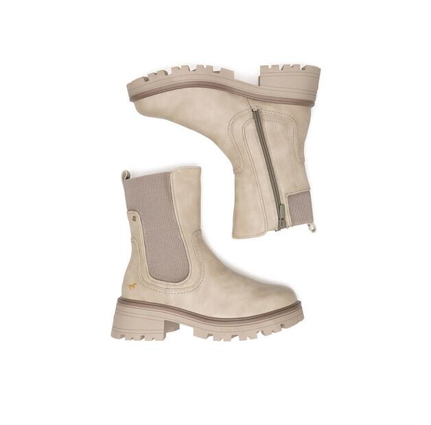 Mustang 1469-501 Beige Ankle Boots