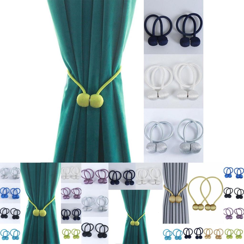 Elegante magnetische Vorhanghalter für schlichte Vintage-Heimdekoration