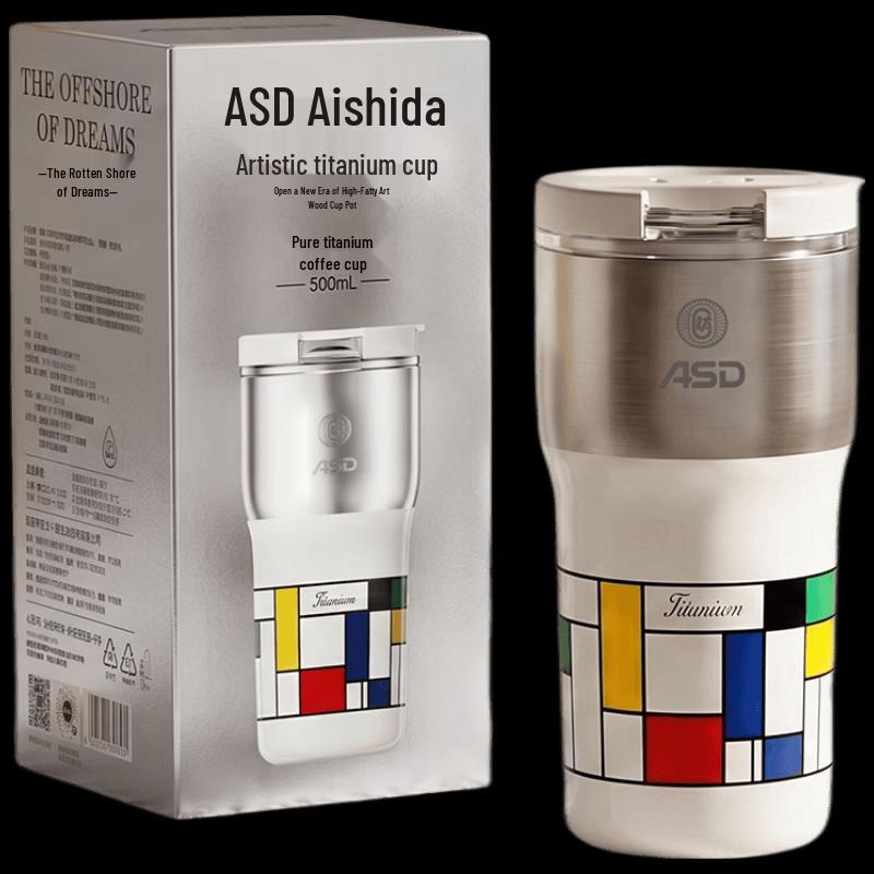 ASD Pure Titanium Coffee Cup 500mL