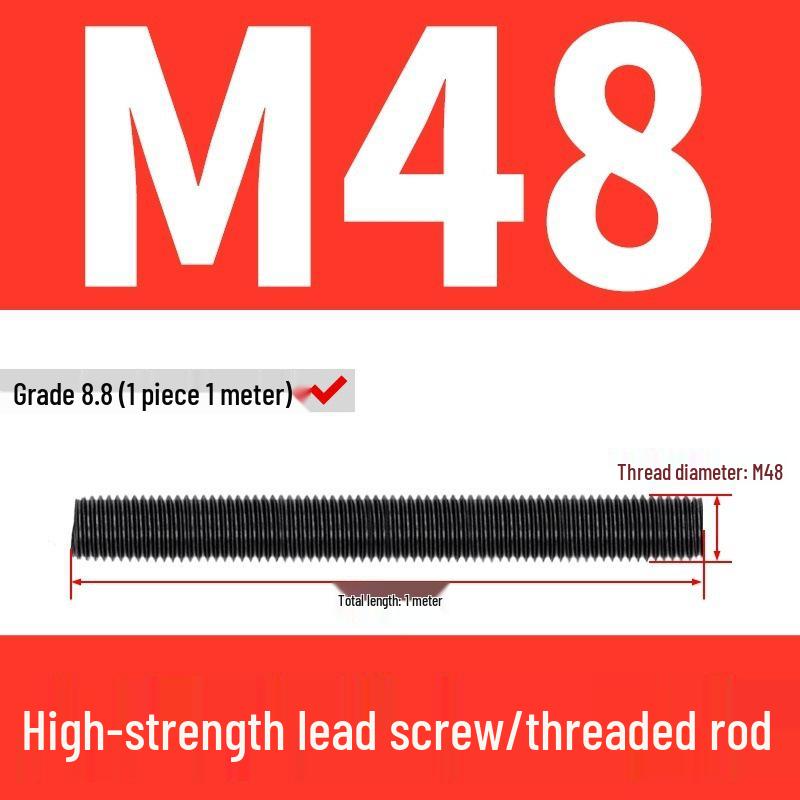High-Strength Full Thread Screws and Rods: 8.8, 10.9, 12.9 Grade