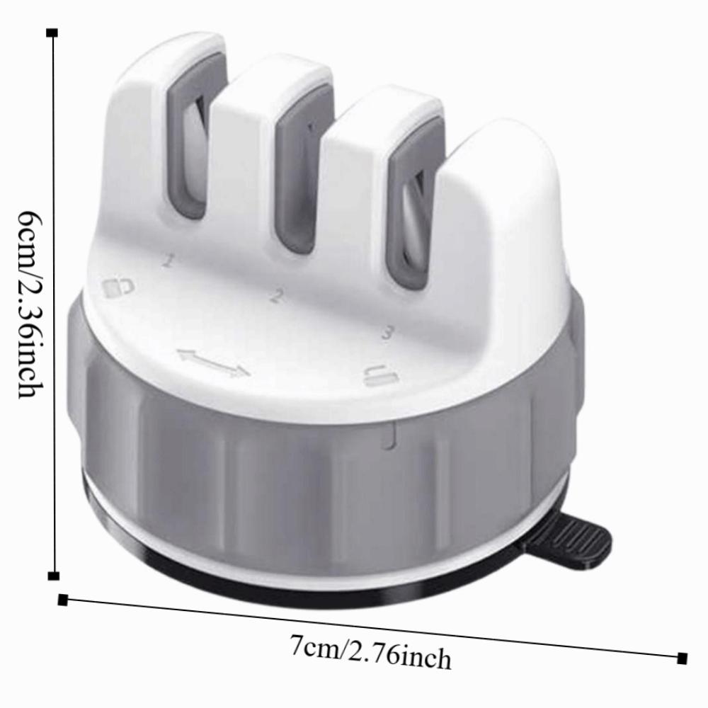 Stainless Steel Mini Cutter Sharpener 3 Stages Cutter Whetstone Sharpening Stone  Kitchen