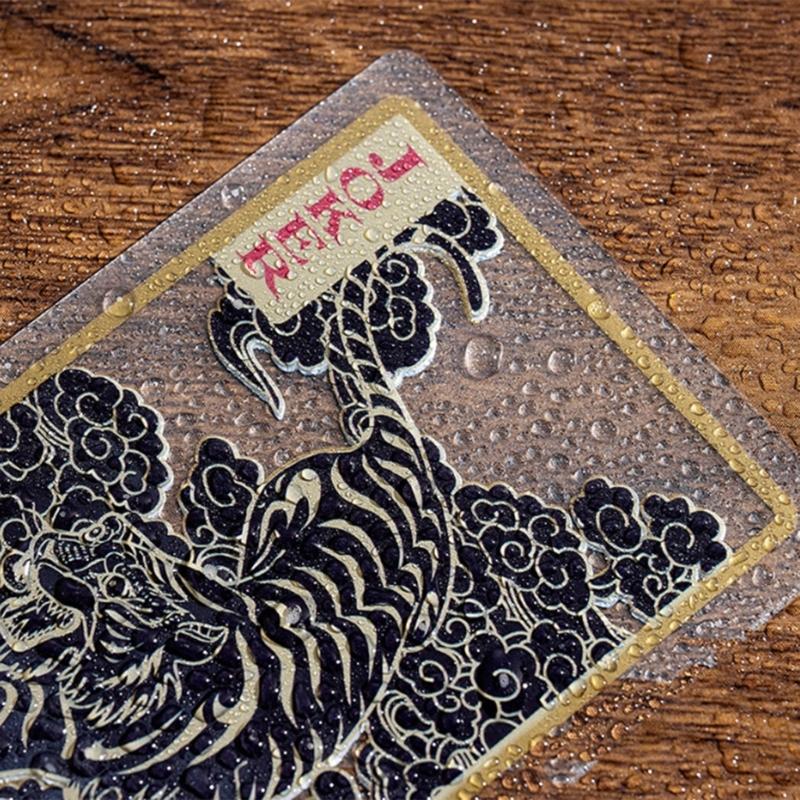 Waterproof Playing Card Plastic Poker Card Clear Table Game Card Easy Clean