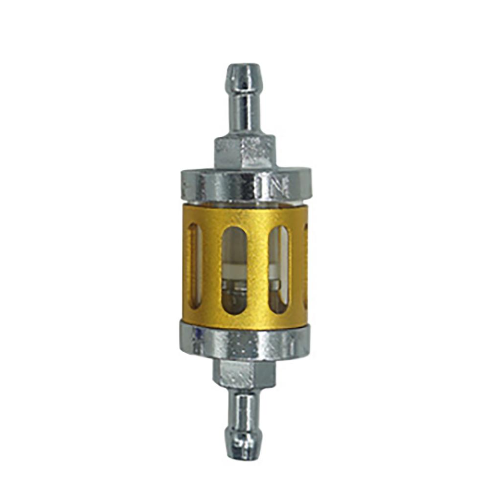 Oil Filter Strong Strength Metal Golden Powerful Filtering Stain Resistant Rust Proof Fuel Filter