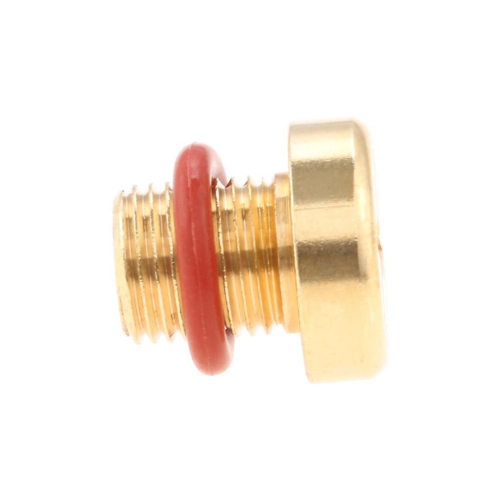 1Pc Brass Car Coolant Water Tank Expansion Drain Screw Plug 17111712788 11537793373 for BMW 128i 135i 318i 318ti 320i X5 X6 Z4 Oil Drain Plugs 3
