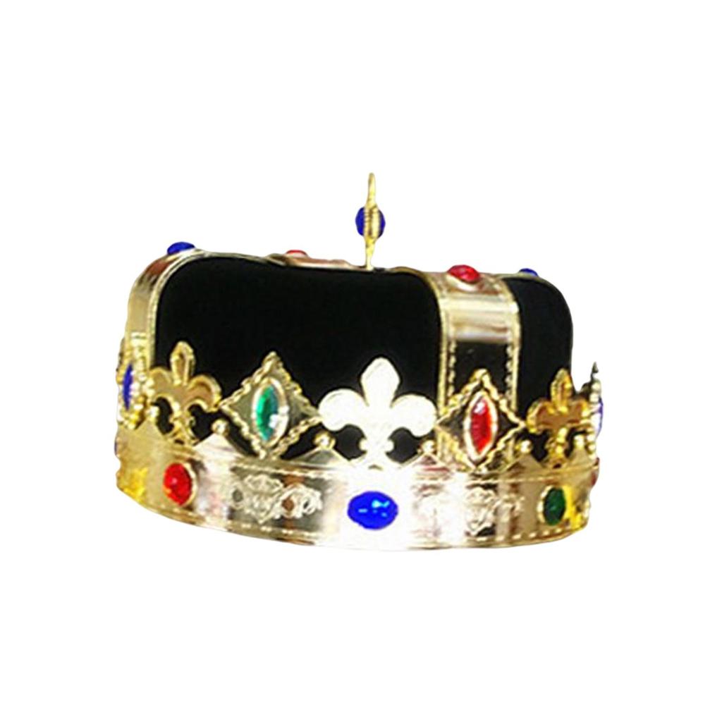 Creative Royal King Crown Hat Masquerade Cosplay Dress up for Prom Children