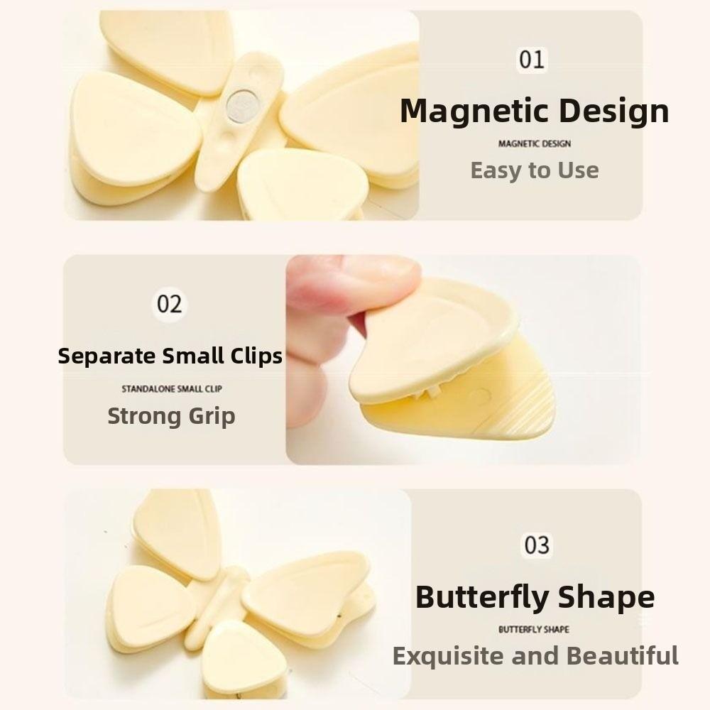 Cute Butterfly Food Sealing Clips Reusable Snack Bag Clip New Sealing Clip  Kitchen Gadget