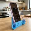 Doppel-Lautsprecher Handyhalter 3D-gedruckter Verstärker Handy-Ständer Klangvolumen-Verstärker für