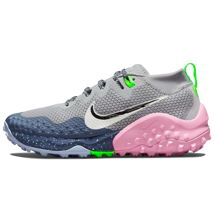 Nové dámské Nike Wildhorse 7 Wolf Grey Barely Green Diffused Blue CZ1864-004