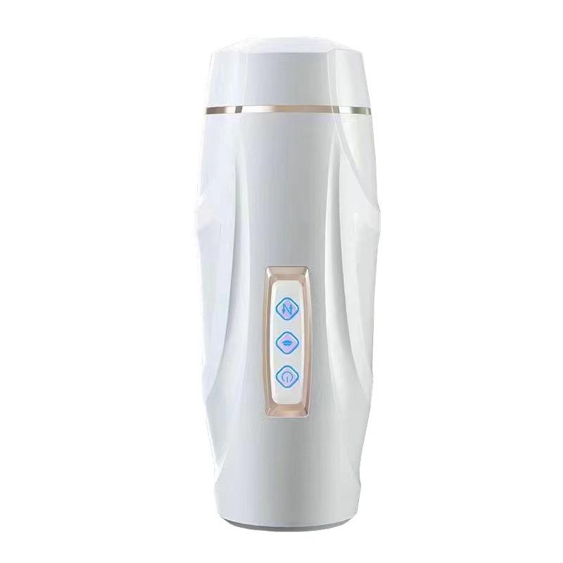 Multi Functional Airplane Cup Telescopic Male Masturbator With Sucking & Vibrating Modes Masturbation Cup Jugeuttee For Adults
