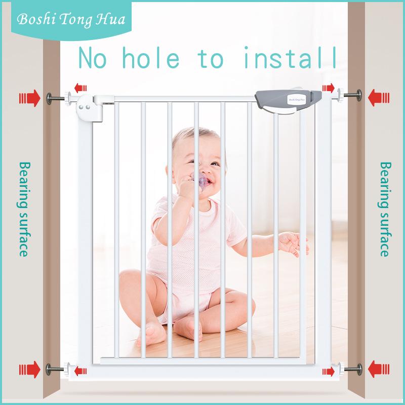 Safety Gate for Babies & Pets: Stairwell & Hallway Barrier Enclosure