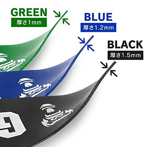 GORILLA SQUAD Gorilla Floss Bands, Green and Blue, Set of 2, 250cm x 5cm