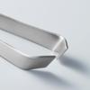 KAI Stainless Steel Fish Bone Tweezers Removing Small Bones Preparation Slanted Tip Made Japan DH8195 Silver