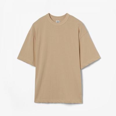 Tbrm Sf MarkeT Baumwolle Rundhals T-Shirt Beige Tbe2m60000a24