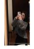 Women's Heavyweight Brushed Wool Pullover - Cozy, Heathered Yarn, Loose Fit, Round Neck, Versatile Knitwear for Autumn/Winter