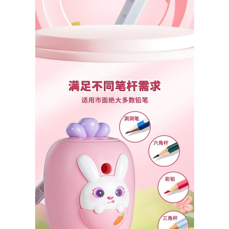 Cute Cartoon Animal Shaped Durable Manual Pencil Sharpener For Kids Students